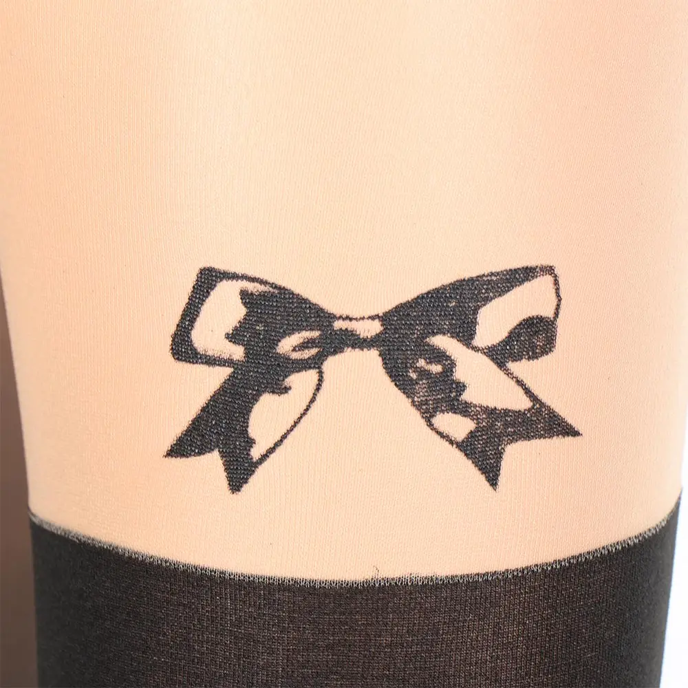 1 пара Новое поступление колготки рождественский подарок бант дизайн рисунок