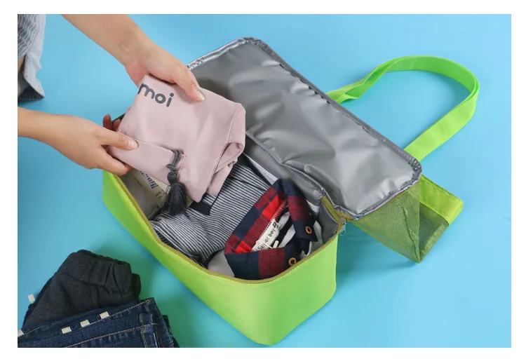 Большой Теплоизоляционный охладитель Bashopping bagsgs женские сумки многофункциональная изоляционная посылка 2 слоя пищевой портативный