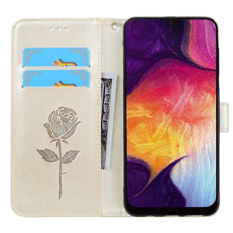 3D Bling кожаный чехол для samsung Galaxy A50 A2 Core A10 S M10 A30 A20E A70 A40 A60 A8 A6 S8 S9 S10 плюс A7 A9 чехол с откидной крышкой