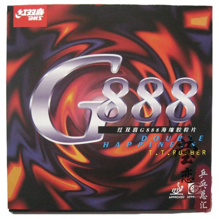 Оригинал DHS G888 резиновая ракетка для настольного тенниса с губкой быстрая атака