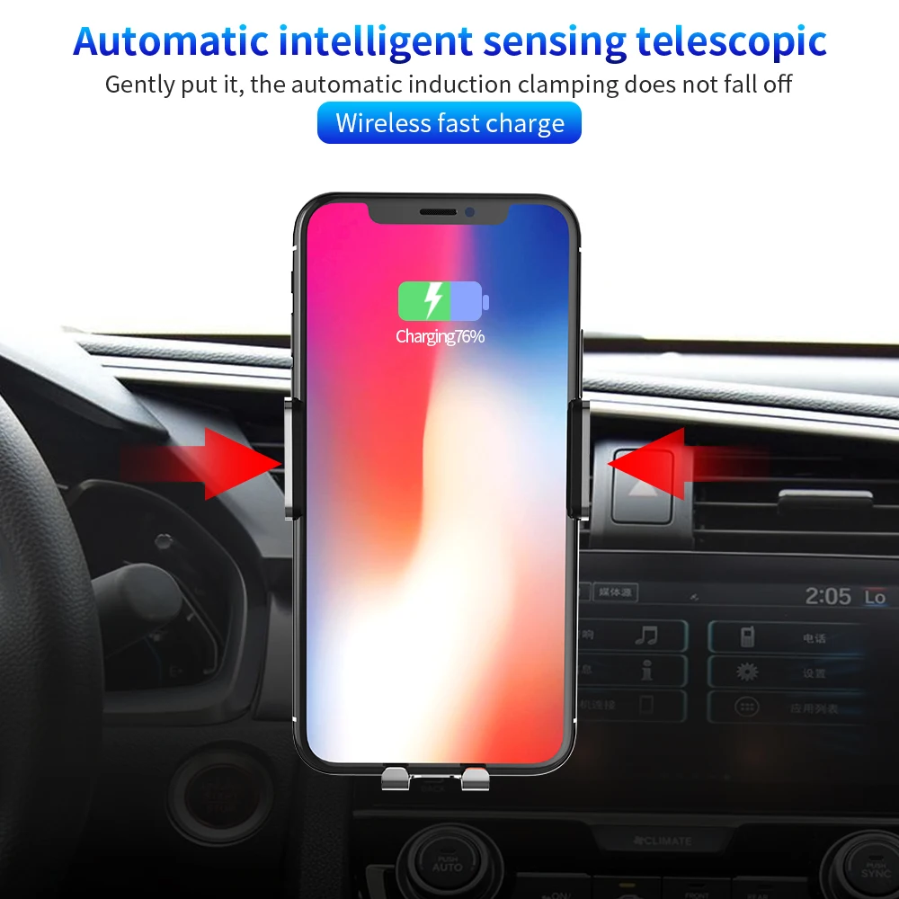 Автомобильный держатель для телефона KEYSION iPhone интеллектуальный инфракрасный