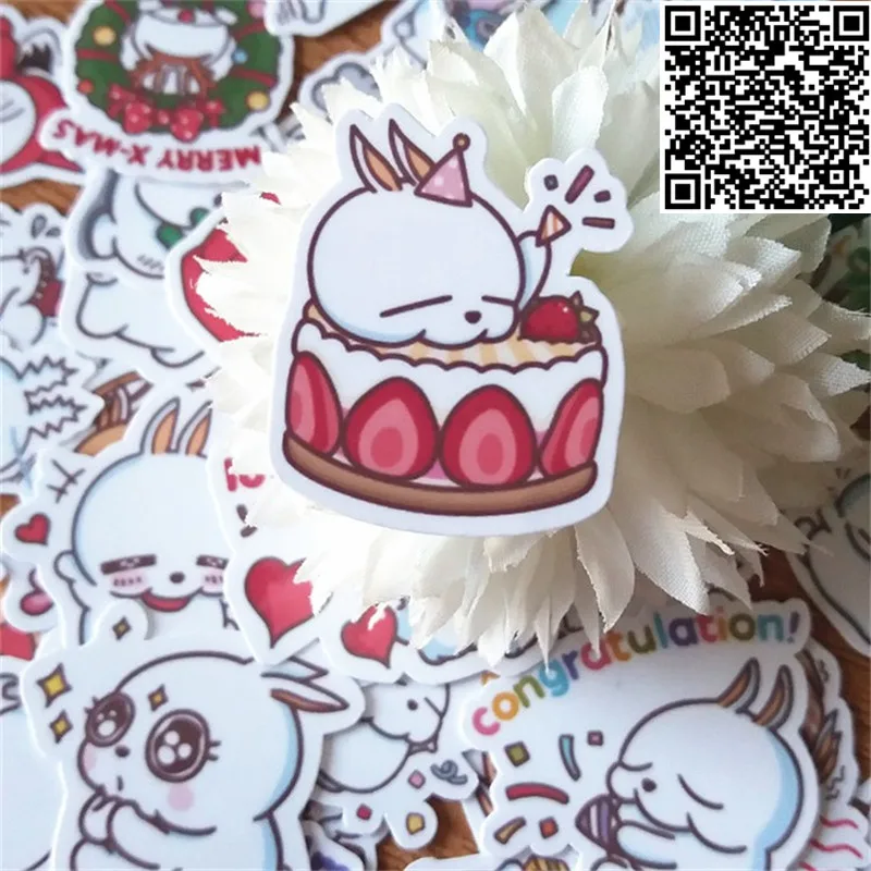 40 шт./лот милые животные стильные смешанные наклейки для детей скейтборд ноутбук