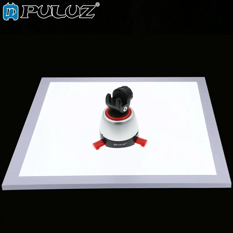 PULUZ бестеневой нижний светильник 1200LM светодиодный переключатель фотографии акриловый материал без полярного затемнения светильник 38*38*1 см