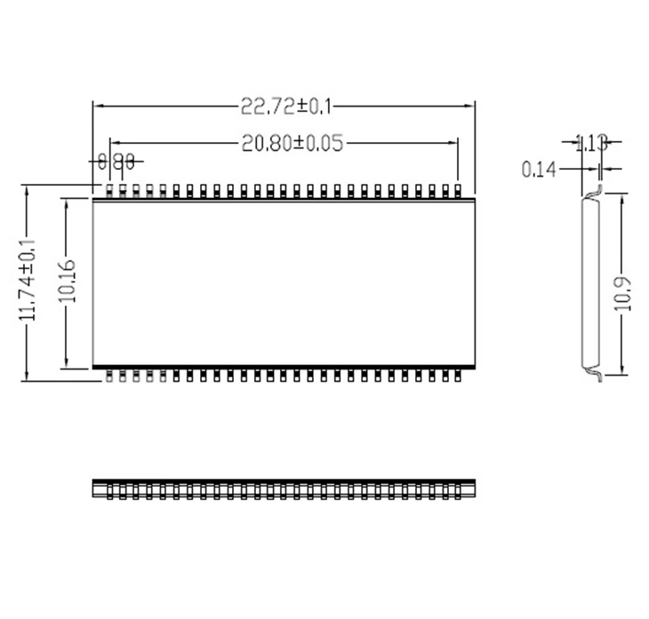 TSOP54 0.8 Opentop IC тестовая розетка запись в гнездо Программирование адаптер Блок