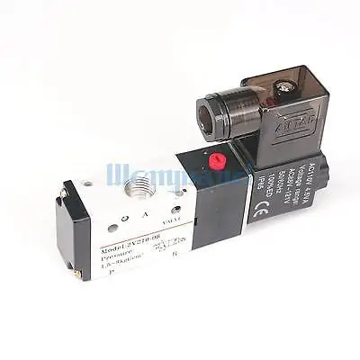AC110V 3V210 08 3 позиционный 2 1/4 &quotПневматический Соленоидный клапан корпус из