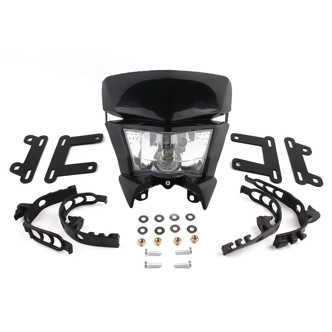 Светодиодная двойная передняя фара SKTYANTS для мотоцикла внедорожника KTM Kawasaki Yamaha