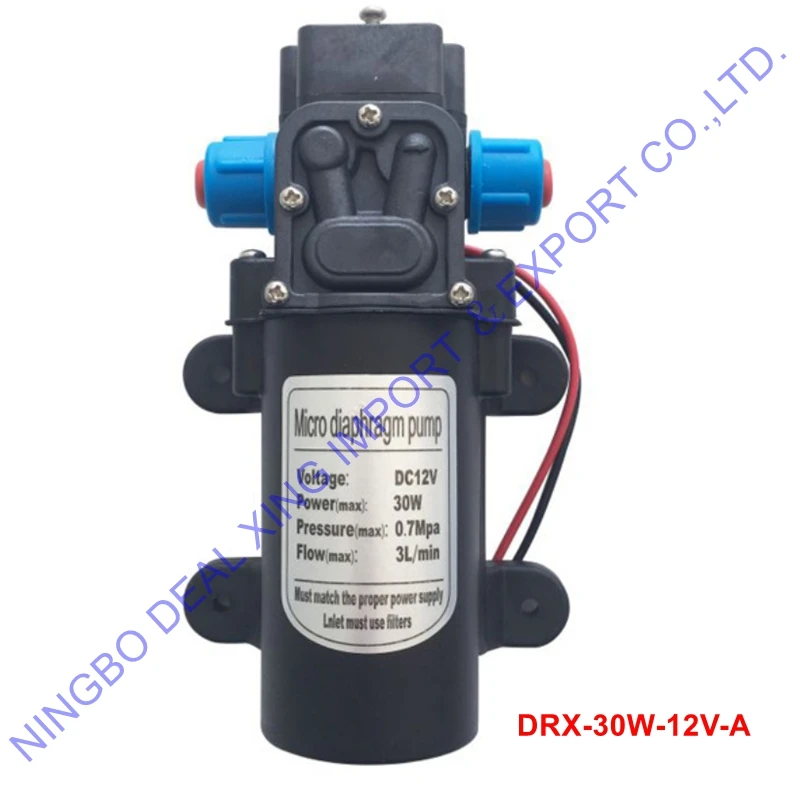 DC 12V 30W Водяной насос микро электрический мембранный насос dc 12v Мембранный Насос