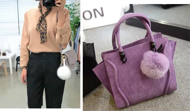 Меховые помпоны DIY искусственный Лисий мех мяч брелок porte clef pompom de fourrure пушистые Меховые помпоны головные уборы аксессуары для вязания