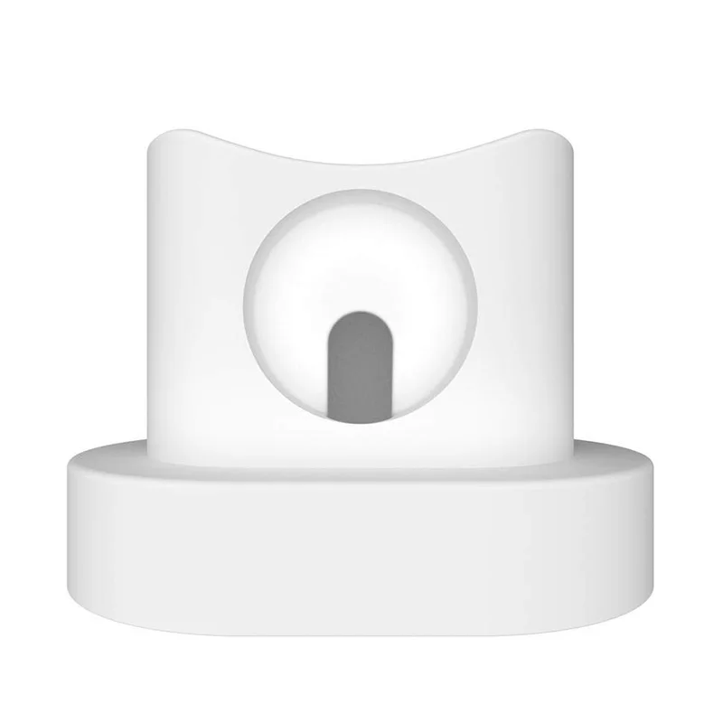 White 2 в 1 зарядная док-станция для Iphone X, Iphone XS, Iphone 8, Зарядная база для Apple Watch, 4, 3, 2 тумбочка, Подставка для зарядки, держатель - Цвет: White