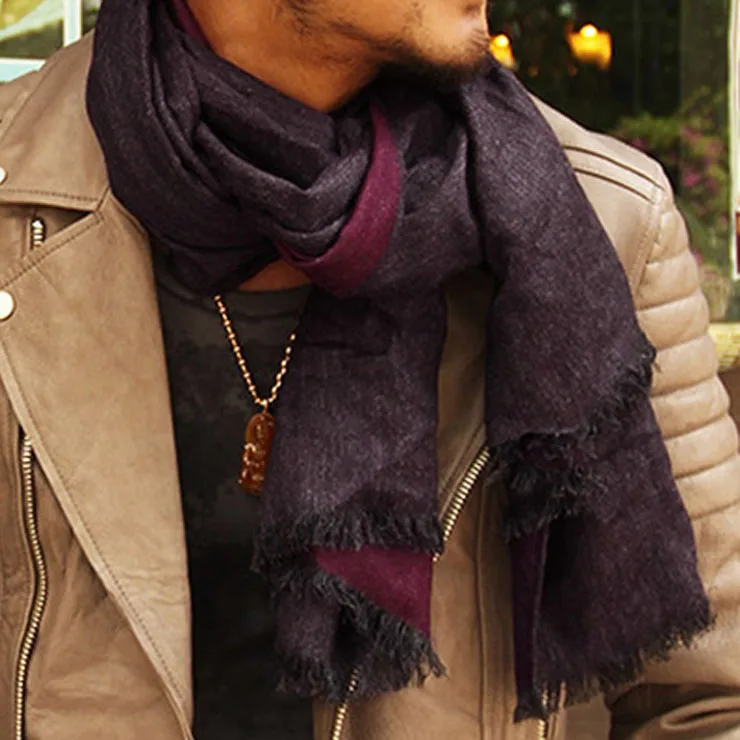 Роскошный брендовый кашемировый шарф для мужчин 2019 модные британские зимние