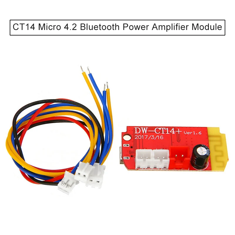 CT14 микро Bluetooth питание Ampifier плата модуль 4 2 стерео XJ66 | Электроника