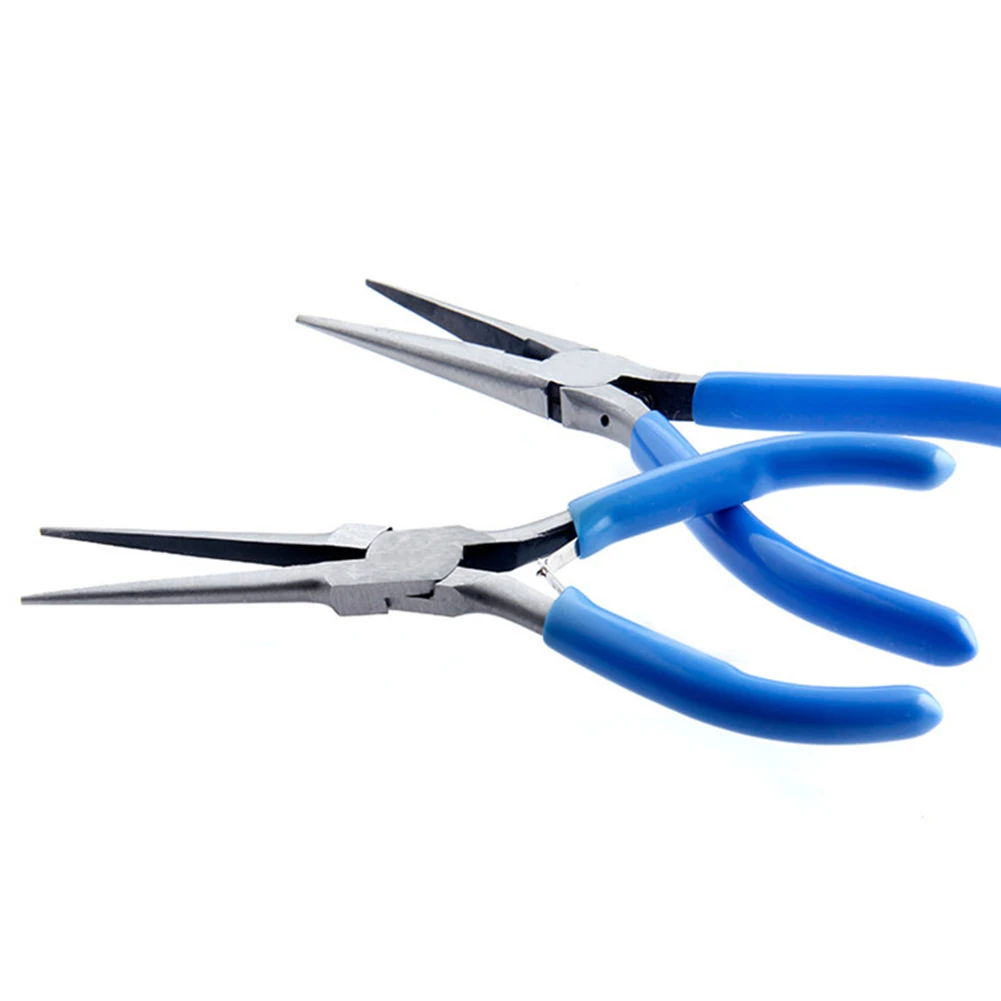 

5/6 inch Long Nose Pliers Multi-function Electronic Pliers Needle Nose Pliers with Spring Pointed Pliers