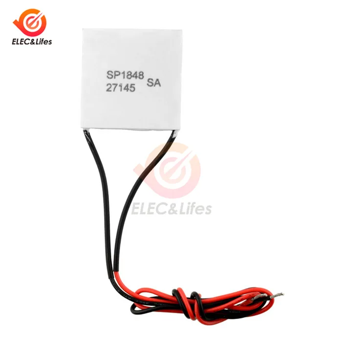 SP1848-27145 TEC1-12715 TEC1-12706 Термоэлектрический охладитель Пельтье квадратная охлаждающая подставка холодильник Холодильный радиатор в виде пластины модуль SP1848-27145 - Цвет: SP1848-27145