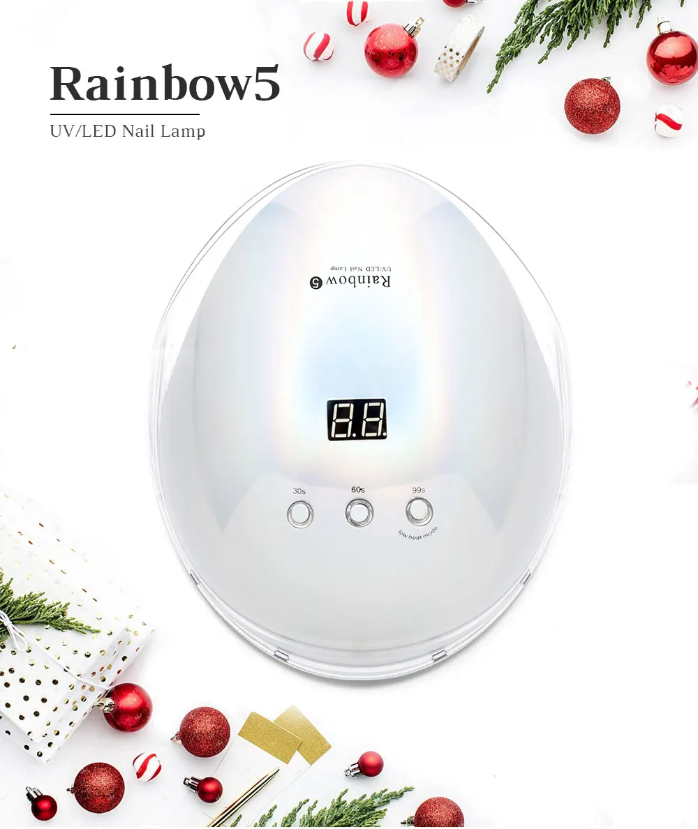 Rainbow5 36 Вт кабина УФ Гель-лак для ногтей светодиодный светильник Сушилка для ногтей гель лак Гель-лак для ногтей свет лампы лампа для маникюра автоматический таймер Красота инструмент