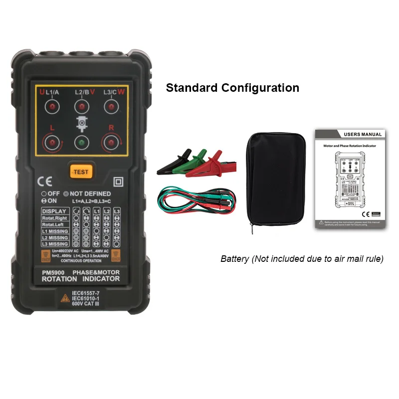 MS5900 трехфазный индикатор вращения|Приборы для измерения уровня| |