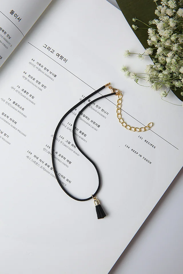 Fashion Women Trendy Sweet Tassel Necklace Collar Choker Torques Elegant Fresh Chain Head For | Украшения и аксессуары