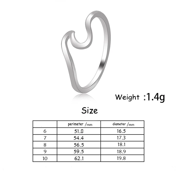Кольца для женщин из нержавеющей стали сплав Свадебные волны в розовом
