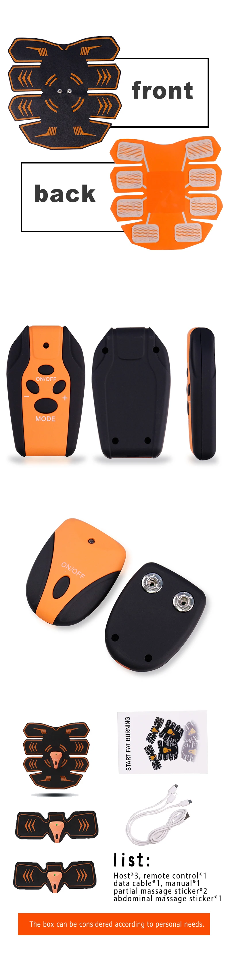 Новинка, унисекс, EMS тренажер для бедер, электрический стимулятор мышц, беспроводной, для ягодиц, брюшного пресса, ABS стимулятор, для фитнеса, тела, массажер для похудения