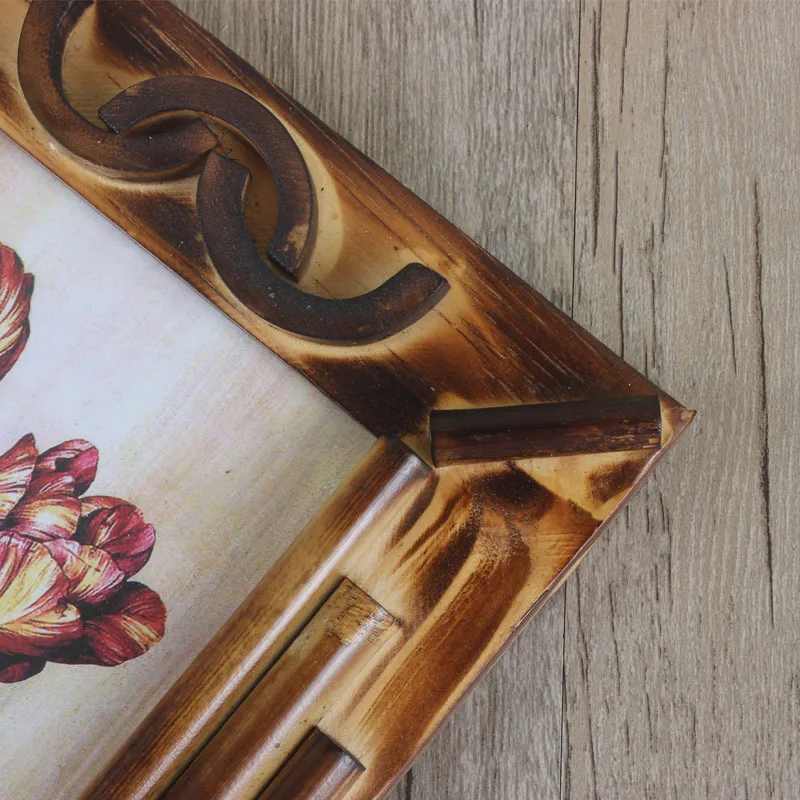 Антикварная креативная фоторамка Огорченная старая рамка для картин Настенная