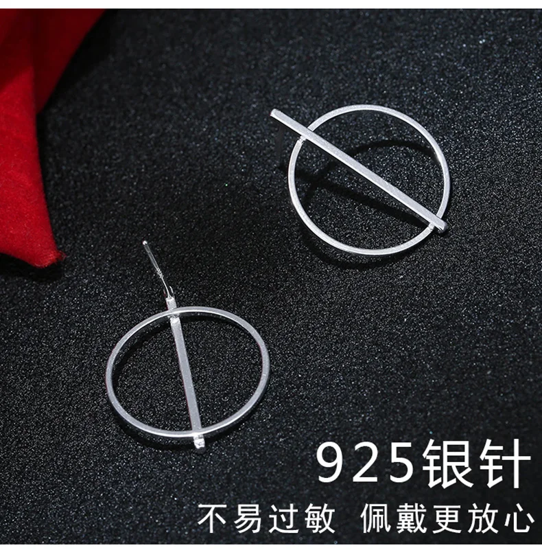Модный 925 браслет из чистого серебра серьги для женщин девочек Bijoux Femme подарки круглые серьги ювелирное изделие plata Brincos