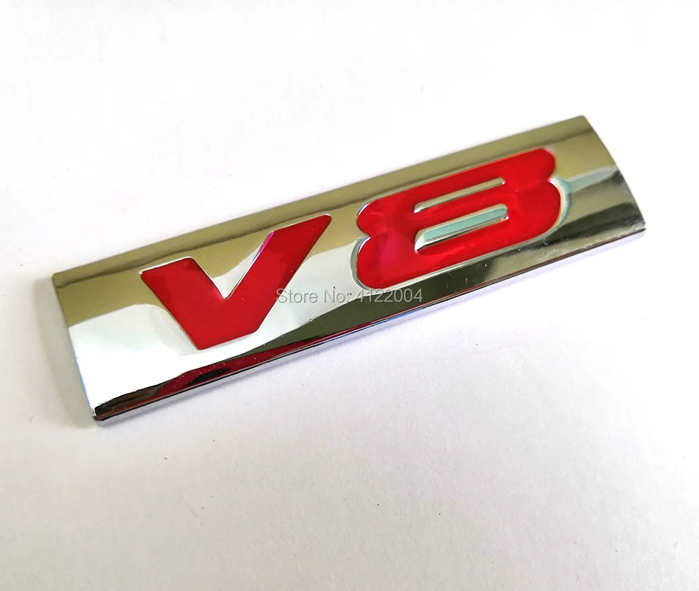 V6 V8 эмблема на багажник Наклейка для TOYOTA Honda Mitsubishi VOLVO GEELY CHERY HAVAL Dodge JAGUAR