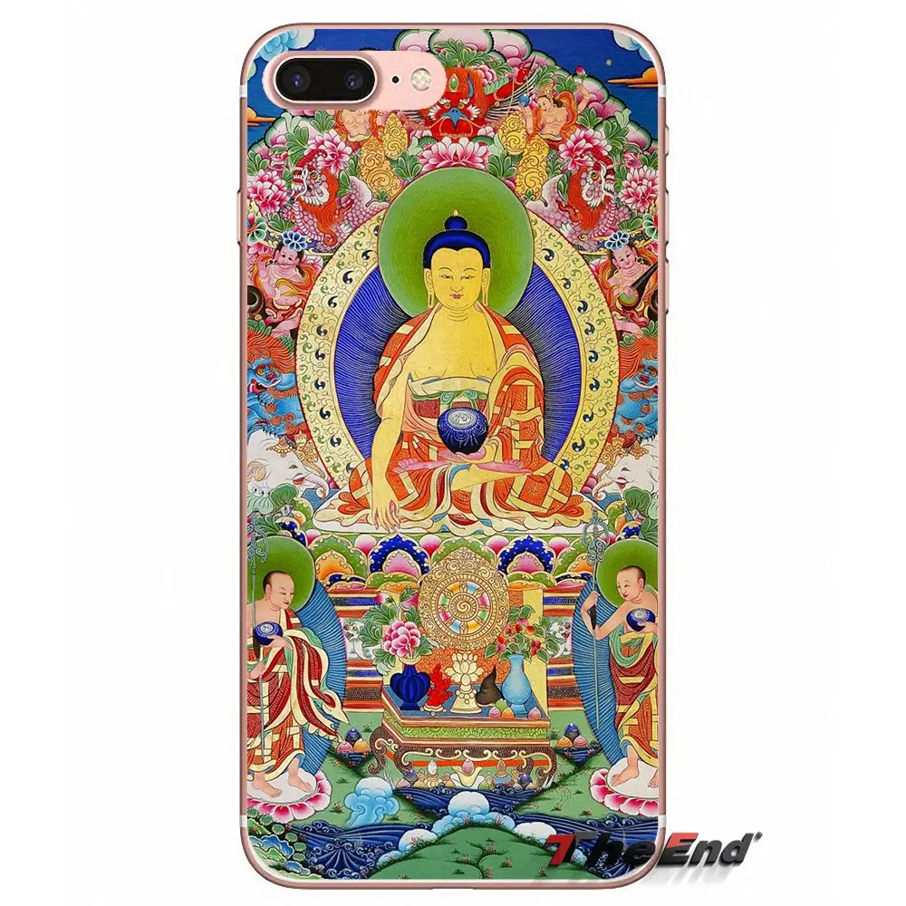 Будда Шакьямуни для iPhone X 4 4S 5 5S 5C SE 6 6S 7 8 Plus Samsung Galaxy J1 J3 J5 J7 A3 A5 2016 2017 прозрачный