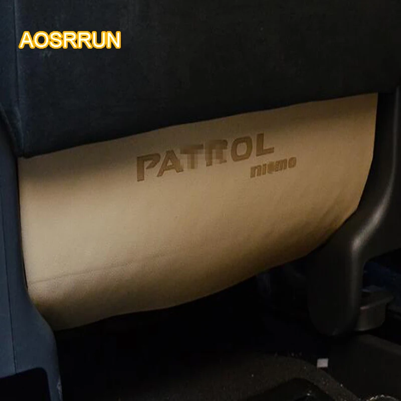 AOSRRUN сиденье с ворсом, антиударная подушка, чехол на спинку сиденья, автомобильные аксессуары для Nissan Patril y62, Стайлинг автомобиля
