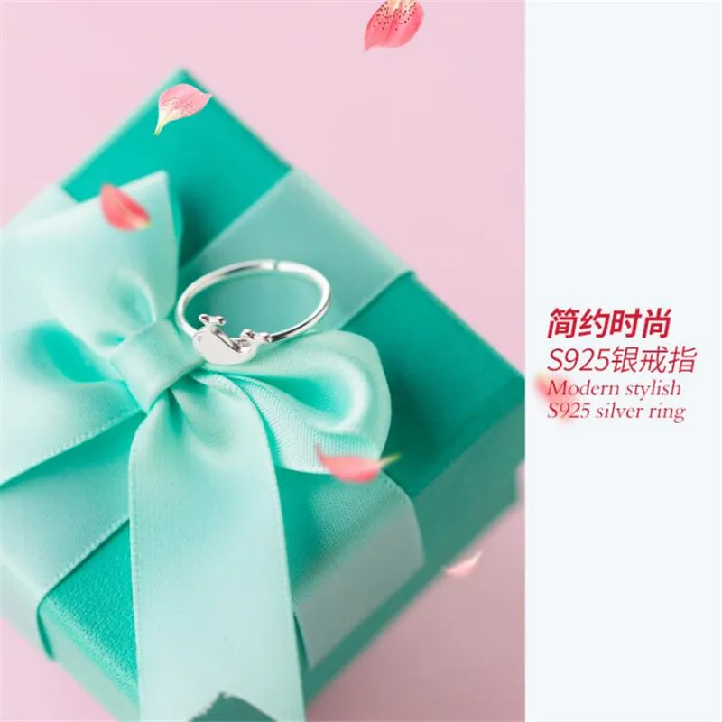 Корейский стиль модные милые животные 925 стерлингового серебра ювелирные