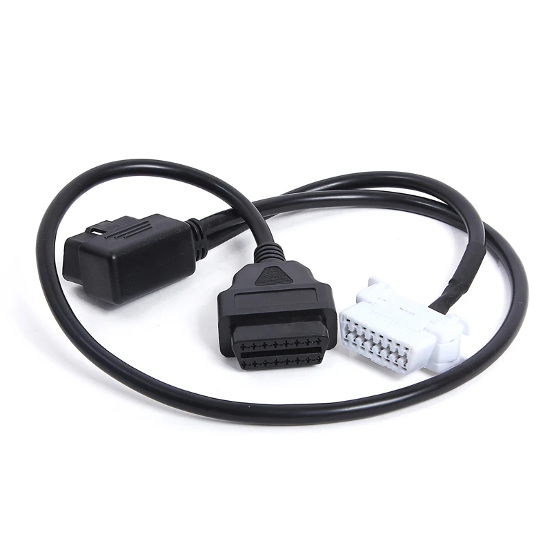 KWOKKER локоть OBD2 OBDII Y-адаптер диагностический соединитель кабель 16-контактный