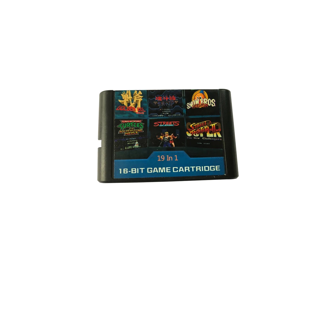 19 в 1 игровой картридж 16 бит игровая карта для Sega Mega Drive MD Genesis|Запасные части| |