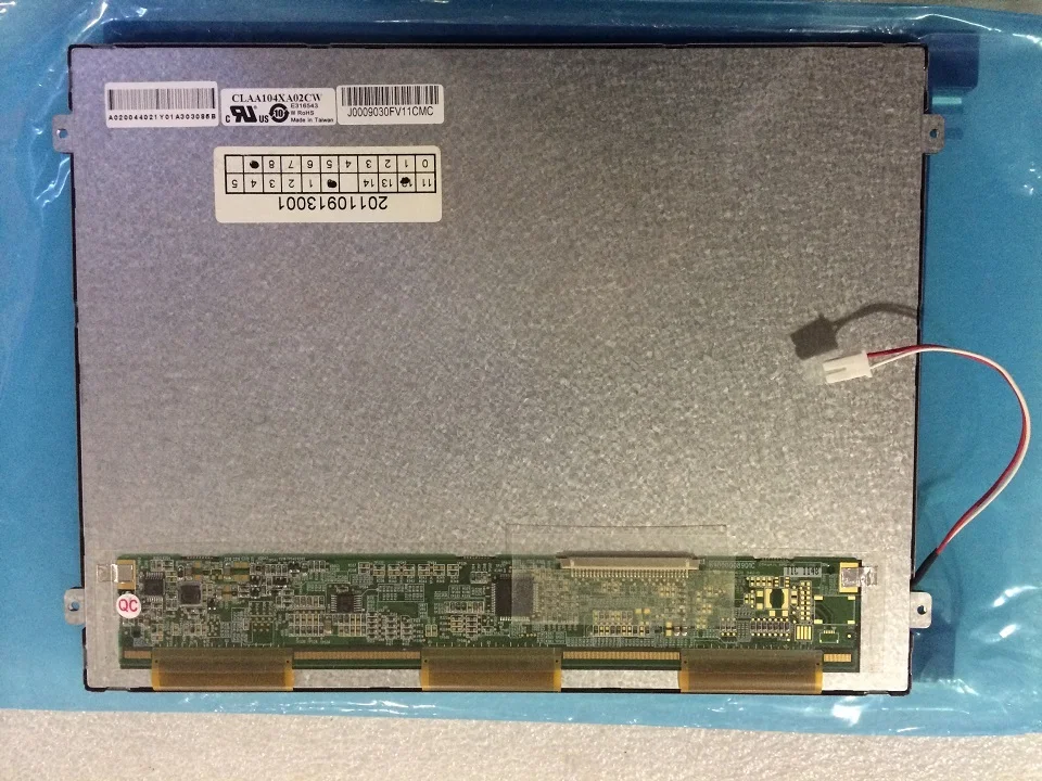 10 4 дюймовая TFT ЖК-панель CLAA104XA02CW 1024 RGB * 768 XGA LVDS ЖК-дисплей WLED ЖК-экран 1 канал 6 бит |