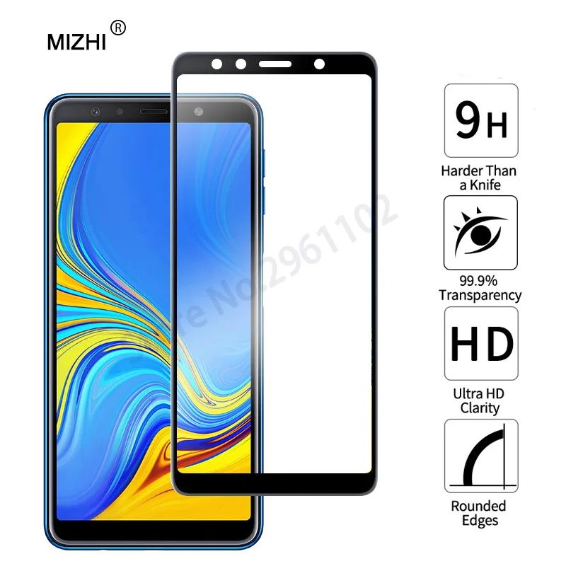 Защитное стекло на galaxy a7 2017 для samsung a8 plus 2018 защитная пленка экрана a720 a730 a750 a 7 8