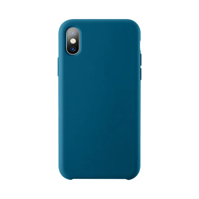 14 Цветной жидкий силиконовый чехол для iPhone 6 6s 7 8 Plus чехол для телефона для iPhone X XR XS MAX 7 8 6 6s чехол Чехол - Цвет: 14