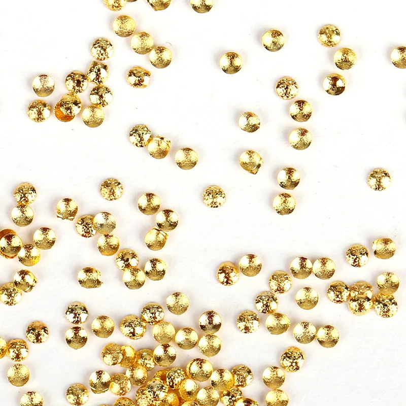 Золотые серебристые медные для ногтей блестящие матовые круглые шпильки