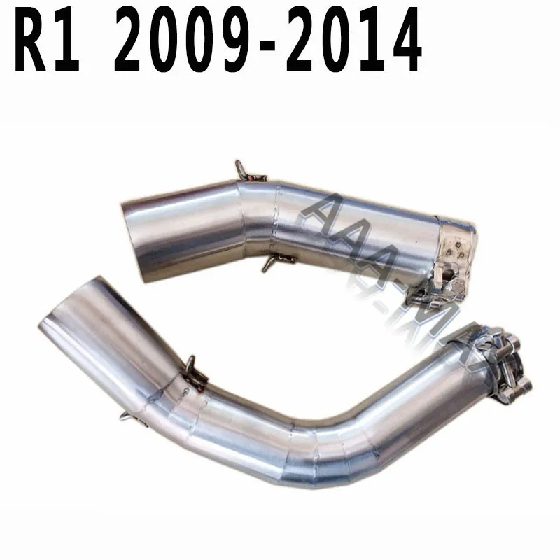 

R1 Motorcycle Exhaust Muffle Link Middle Pipe For Yamaha YZF-R1 R1 2004-2006 2007 2008 2009 2010 2011 2012 2013 2014 YA015
