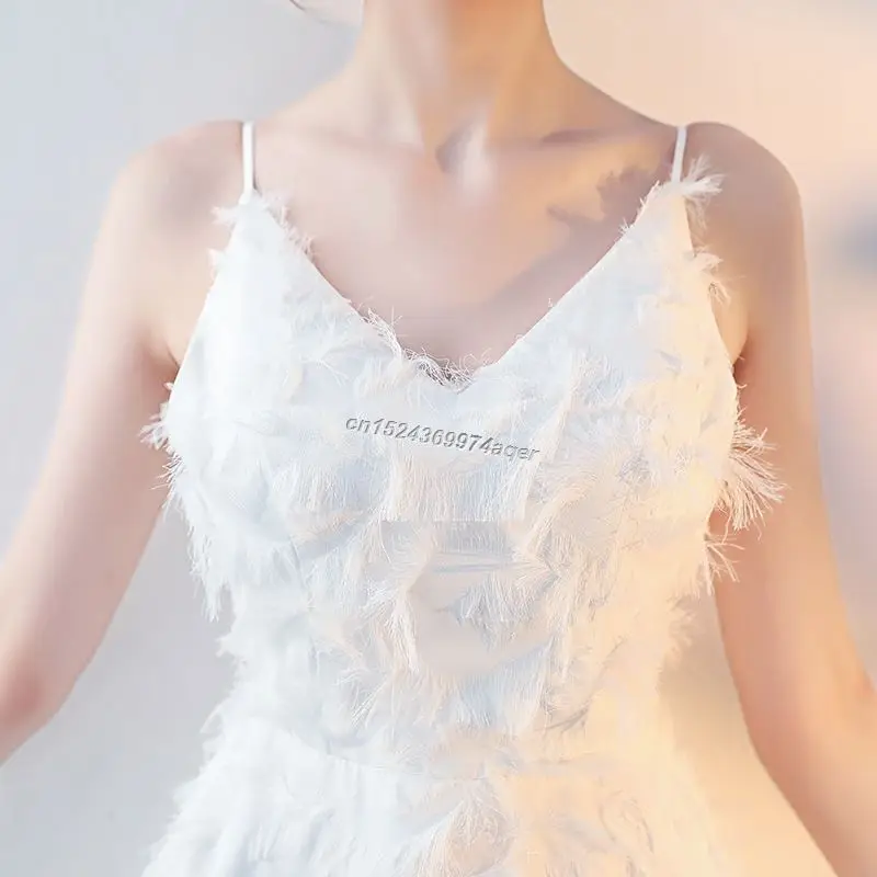 Вышитые жемчужные длинное вечернее платье Банкетный для выступления высокого