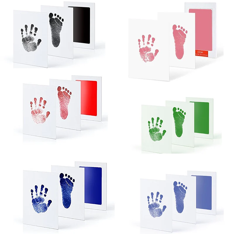 Отпечаток руки ребенка отпечаток пальца комплект Детские сувениры и следа ноги