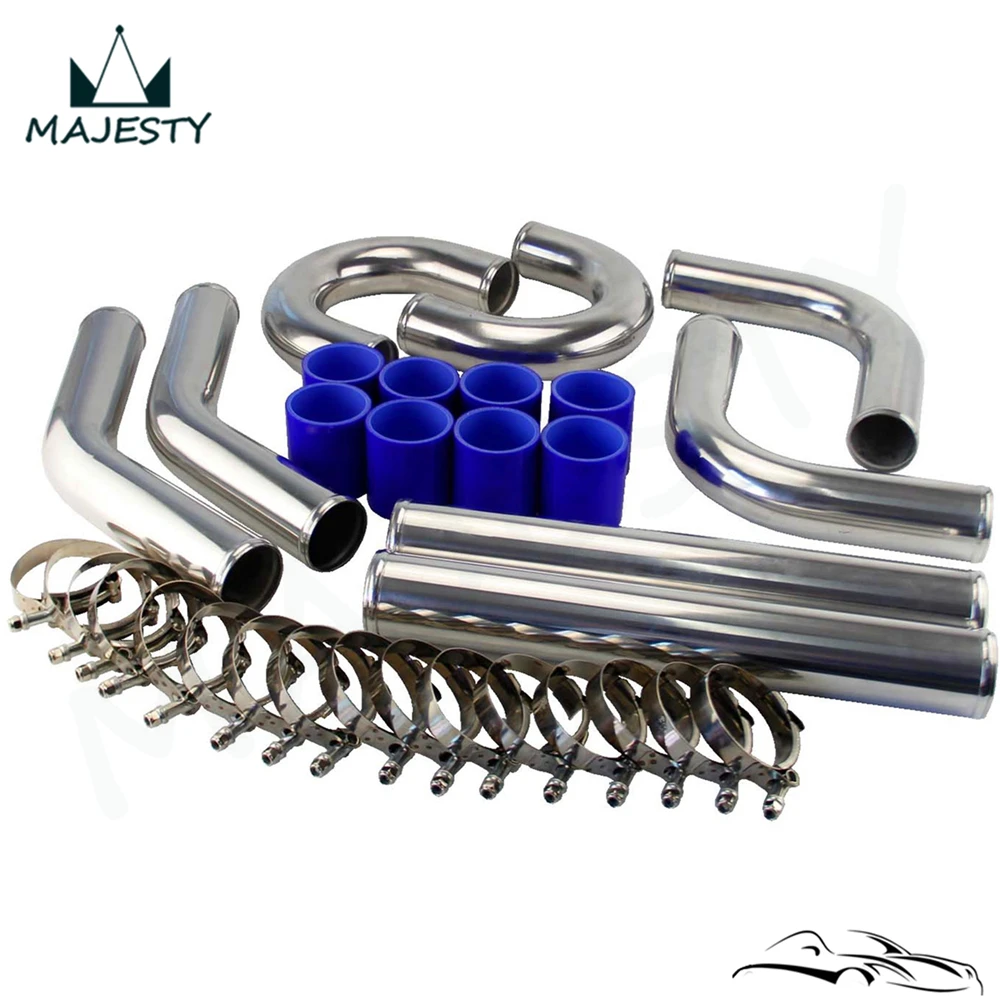 Турбоохладитель для труб 2 '' 5 мм хромированный алюминиевый шланг/трубный