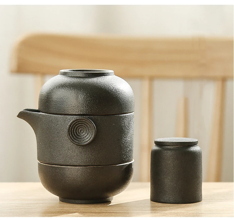 TANGPIN керамика чайник Gaiwan с 2 чашки кофе чай комплект Портативный Путешествия Чайный сервиз, кружка для вина
