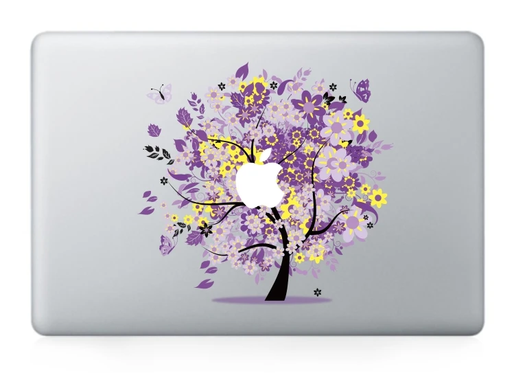 GOOYIYO новая наклейка для ноутбука Виниловая частичная цветная Дерево Кожа Macbook Air