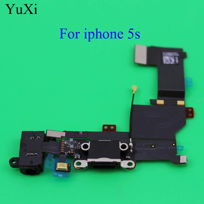 YuXi зарядный гибкий кабель для iphone 5S аудиоразъем наушников usb порт зарядного