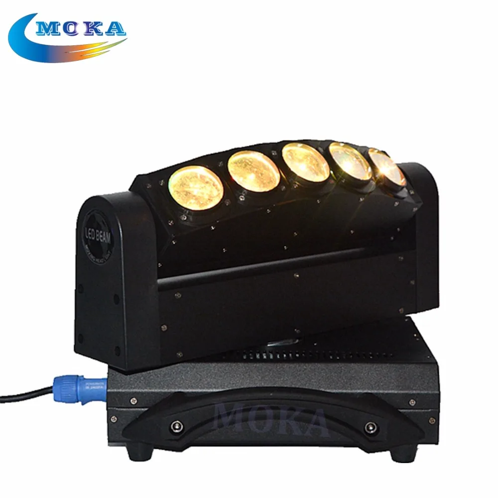2 шт./лот Высокое качество CREE LED moving head light 5x10 Вт led beam bar DMX512 сценический свет