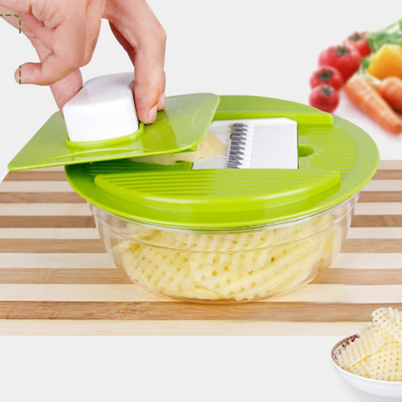 Овощерезка из нержавеющей стали Mandoline креативная кухонная терка для резки