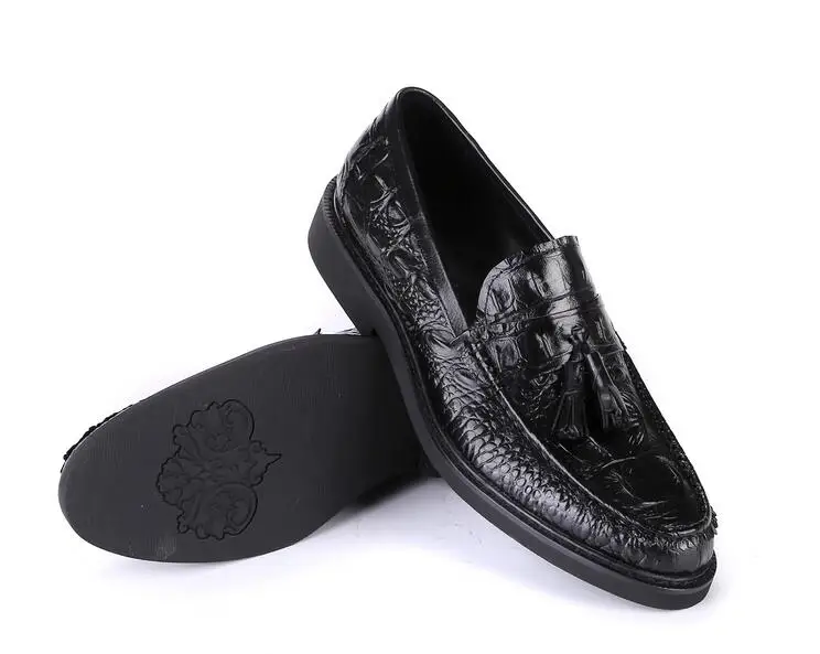 Мужские классические оксфорды без шнуровки мужские повседневные однотонные