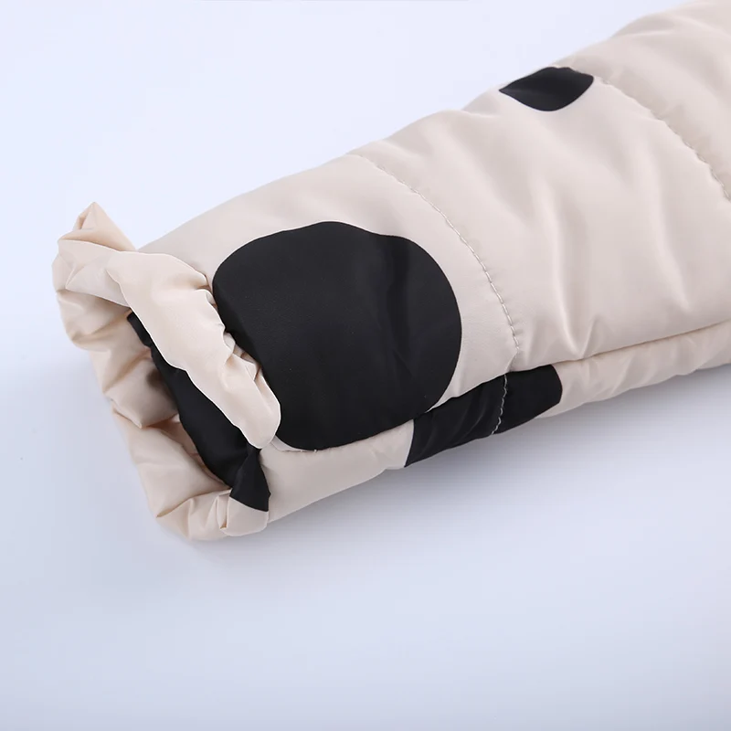 2017 девочка зима верхняя одежда ребенка хлопка-ватник средней длины ребенок