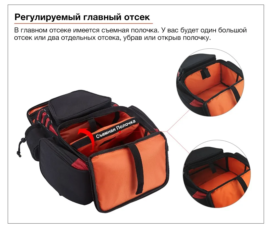 Piscifun рыболовные снасти рюкзак водостойкие Снасти Сумка лотки для хранения сумка для рыбалки защитный дождевик(без снастей коробки