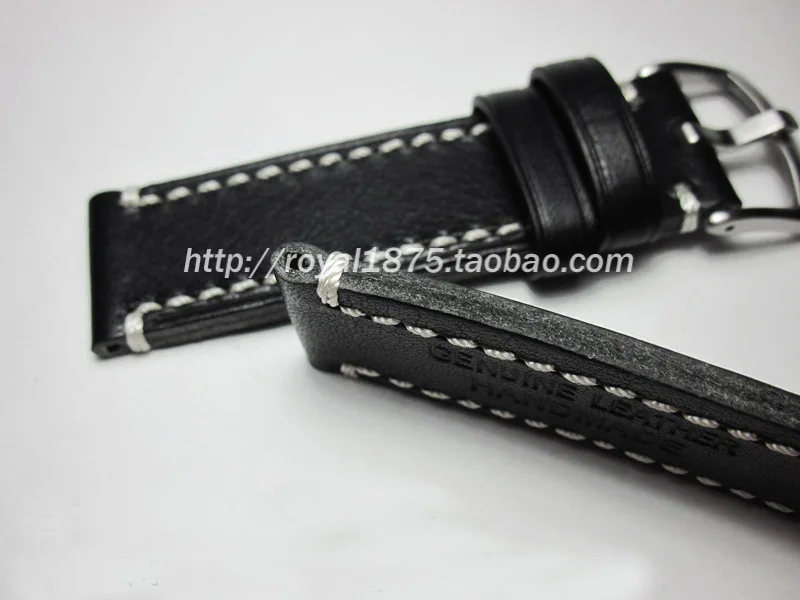 Ремешок для часов винтажный гладкий из натуральной кожи 18 19 20 21 22 мм|men watchband|genuine