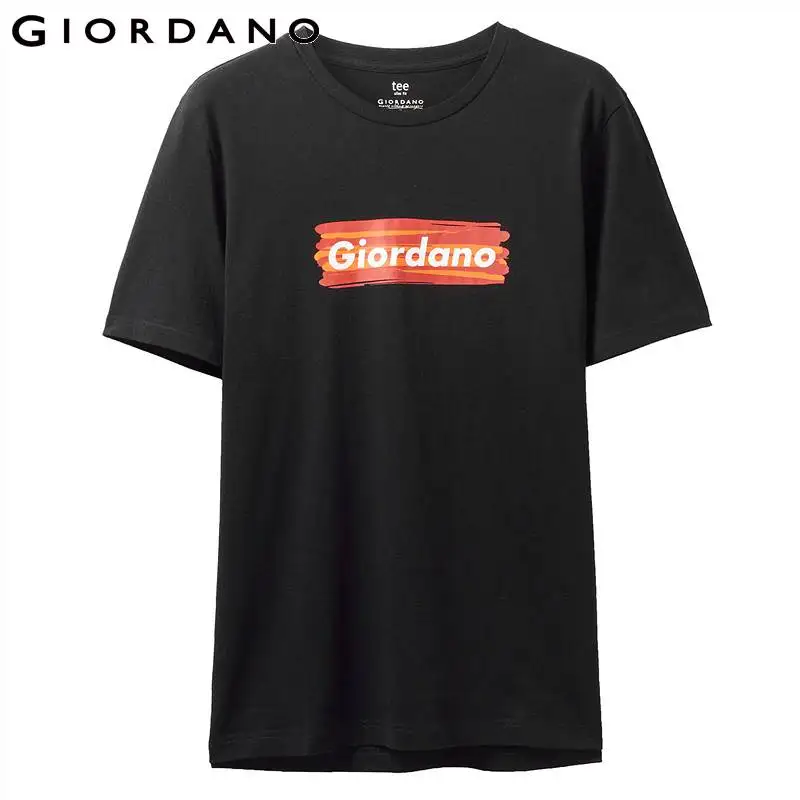 Giordano мужской Натуральный хлопчатобумажный трикотаж Henley с коротким рукавом имеет