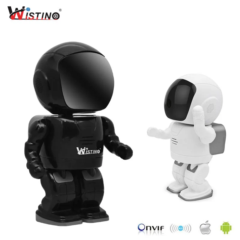 Wistino 960 P 1.3MP робот IP Камера WI-FI Видеоняни и радионяни Беспроводной видеонаблюдения