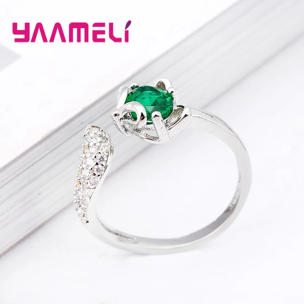 Женские кольца с белыми кристаллами регулируемые в виде лисы|adjustable rings for women|rings